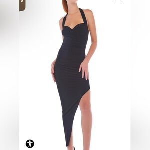 CAYA SIDE DRAPE GOWN